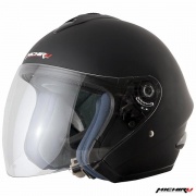  Шлем открытый MO 120 Черный матовый
